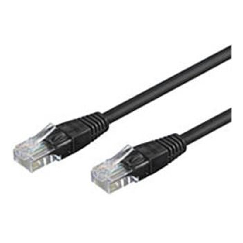 Καλώδιο OEM U/UTP Cat.-5e 2xRJ45 1m Μαυρο