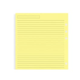 Filofax Ανταλλακτικό A5 Κιτρινες Ριγε Σημειώσεις