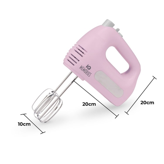 IQ HM-211 400 W Ροζ Μίξερ Χειρός image 3