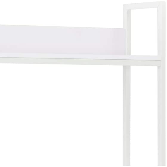 Γραφείο Βιβλιοθήκη VidaXL από Μοριοσανίδα 120x60cm - Λευκό image 5