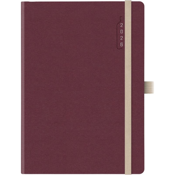 Ημερολόγιο Ημερήσιο 2026 Θεοφύλακτος 12M Oceano Eco Plus Μπορντώ image 0