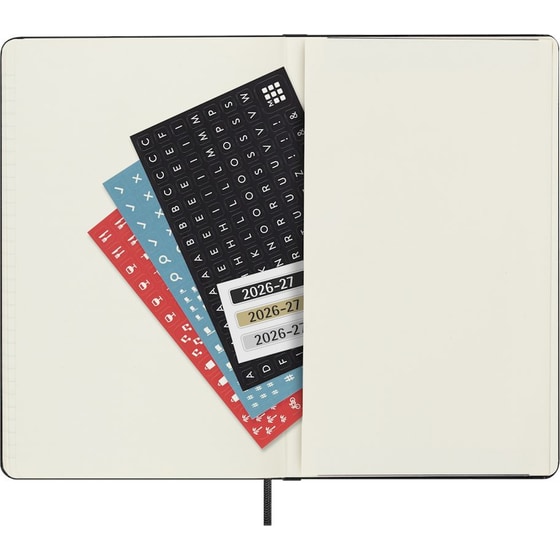 Ημερολόγιο Ημερήσιο 2027 Moleskine 18Μ L Hardcover Μαύρο image 4