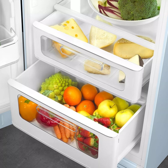 SMEG FAB30LPB6 294 Lt Μπλε Δίπορτο Ψυγείο image 5