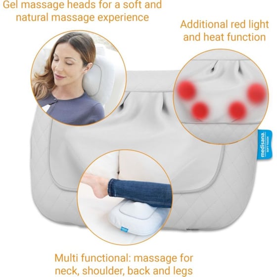 Μαξιλάρι Μασάζ Shiatsu Medisana MCG 800 Comfort Γκρι image 6