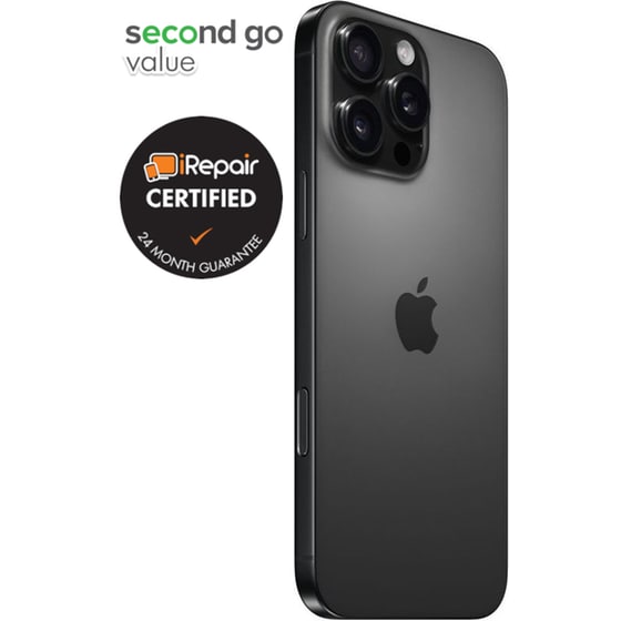 Μεταχειρισμένο Apple iPhone 16 Pro Max 256GB Black Titanium second go value Certified by iRepair image 3