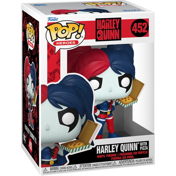 Funko Pop! Heroes - DC Super Heroes - Harley Quinn - Harley Quinn With Pizza #452 image 1