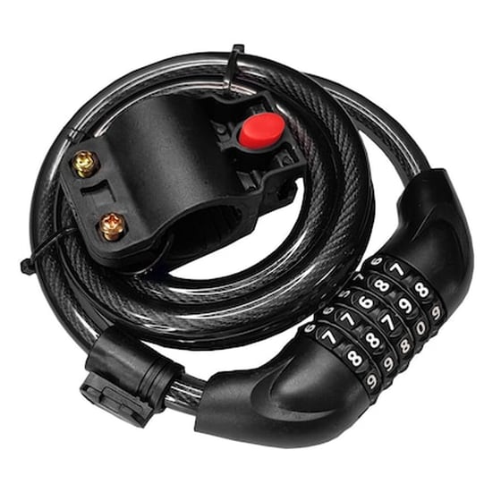 Ctech Κλειδαριά Ασφαλείας Συνδυασμού Ctl-0002, 5 Ψηφίων, Φ12, 1.2m image 0