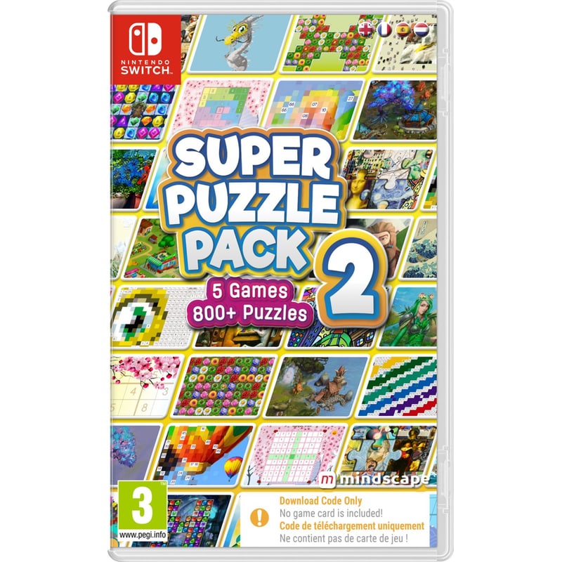 MINDSCAPE Super Puzzle Pack 2 (Code in a Box) - Nintendo Switch