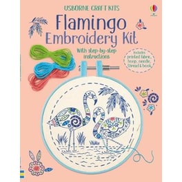 Embroidery Kit- Flamingo