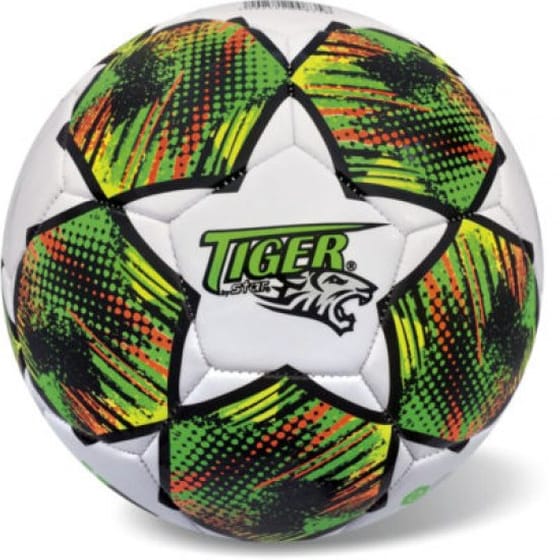 Μπάλα Ποδοσφαίρου Tiger Star Match Line Stars Fluo Green 35/835 Size 5 από Δερματίνη image 0