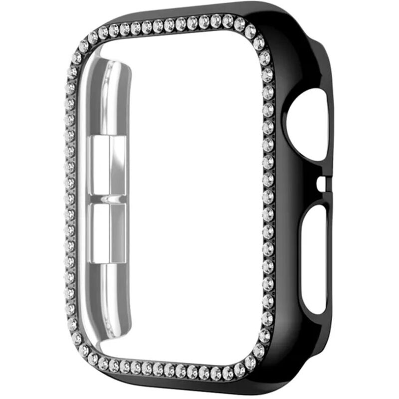 Θήκη Sonique Luxury Diamond Pc για Apple Watch 44mm - Μαύρο