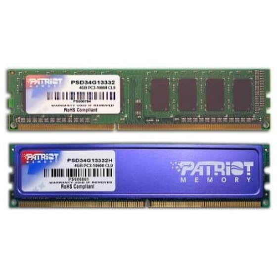 Patriot Signature PSD34G13332 DDR3 1333MHz (1x4GB) image 0