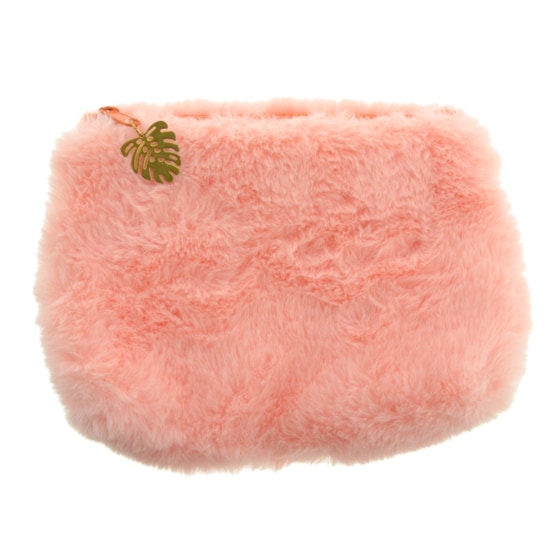 Κασετίνα Παραλληλόγραμμη Pretty Paradise Soft Fluffy Pink Palms & Pizza image 0