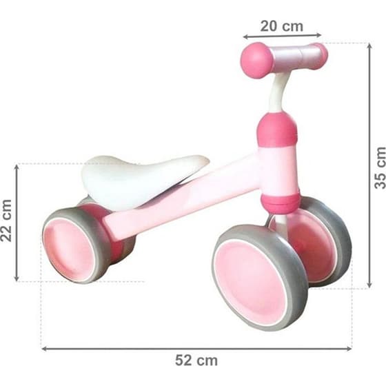 Παιδικό Ποδήλατο Ισορροπίας Ecotoys - Ροζ image 2