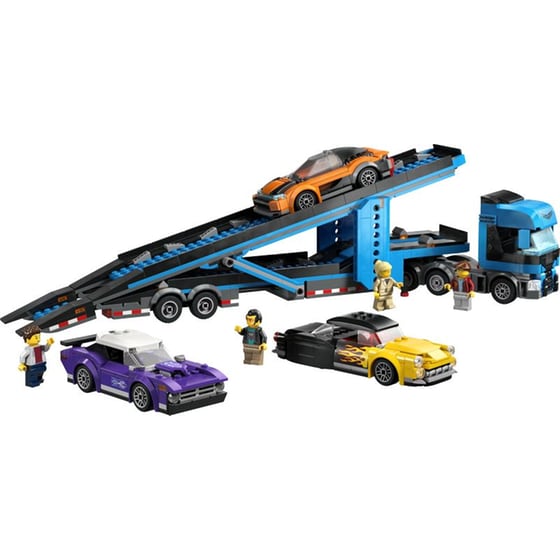 LEGO® City Car Transporter Truck with Sports Cars (60408) image 2
