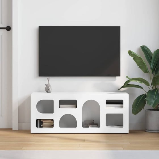 Έπιπλο Τηλεόρασης VidaXL ELST 100 x 35 x 40 cm - Λευκό image 2