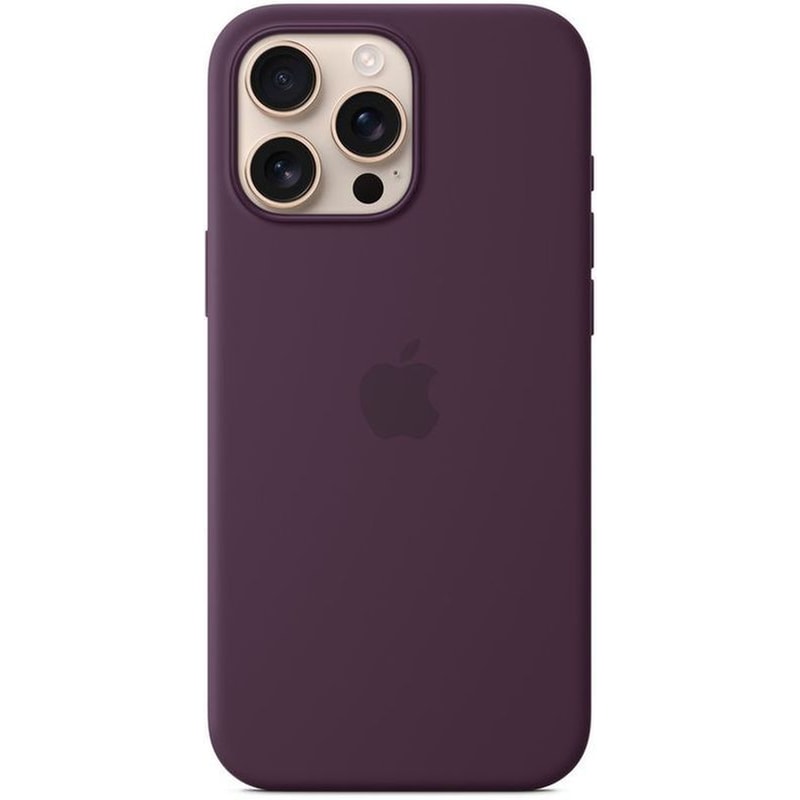 APPLE Θήκη Apple iPhone 16 Pro Max - Silicone Case with MagSafe - Plum