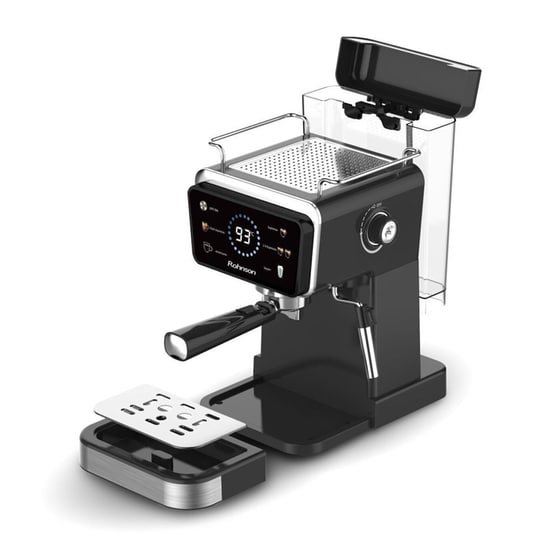 Rohnson Hot & Cold R-98015 1350W 20bar Μαύρo Αυτόματη Μηχανή Espresso image 3
