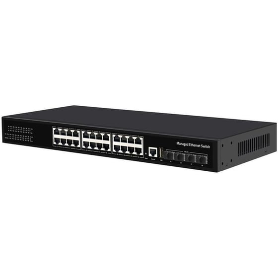 Cudy GS5024S4 Network Switch Managed L3 Gigabit Ethernet (1000 Mbps) 24-Port with 4x 10G SFP Slots image 0
