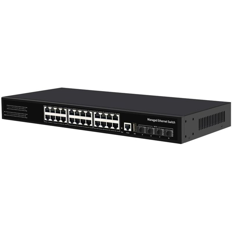 Cudy GS5024S4 Network Switch Managed L3 Gigabit Ethernet (1000 Mbps) 24-Port with 4x 10G SFP Slots