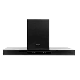 DAVOLINE RAVEN PRO BLACK 90 90 cm Μαύρο Απορροφητήρας Καμινάδα - Τζάκι