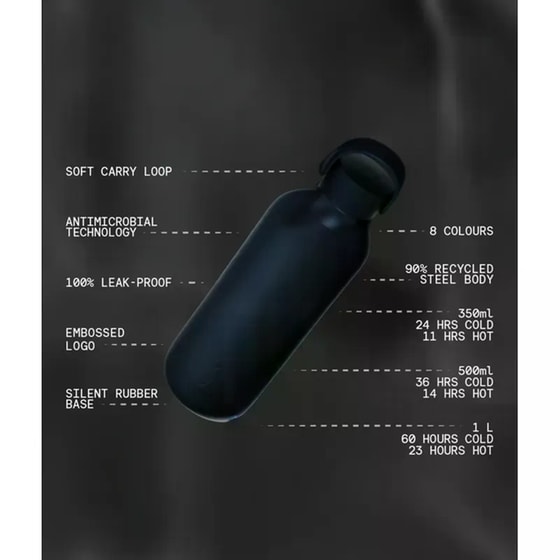 Μπουκάλι Θερμός Chilly's S3 Astral Nav. Blue 500ml image 6