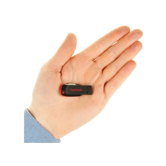 Sandisk Cruzer Blade 64GB USB 2.0 Stick Μαύρο image 2