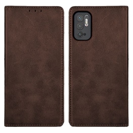 Θήκη Xiaomi  Poco M3 Pro 5G/Redmi Note 10 5G - Sonique Vintage Magnet Book - Καφέ
