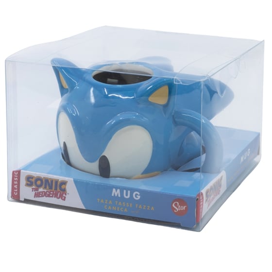 Κούπα 3D Stor Sonic Head Κεραμική 350 ml - Μπλε image 4