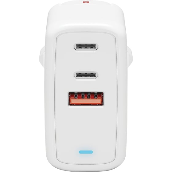 Φορτιστής Πρίζας Tune Dominion 2x Usb-C, 1x Usb 65W - White image 2