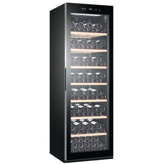 HAIER HWS188GAE για 188 Μπουκάλια Μαύρο Συντηρητής Κρασιών image 1