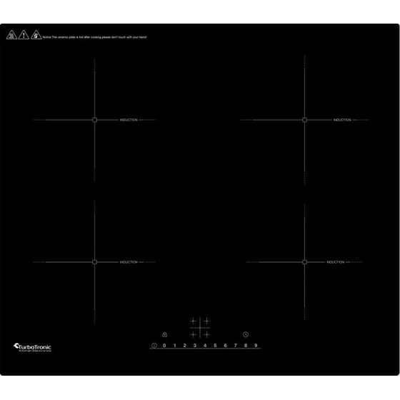 TURBOTRONIC TT-IC4 59cm Μαύρο Εστία Επαγωγική Αυτόνομη image 0