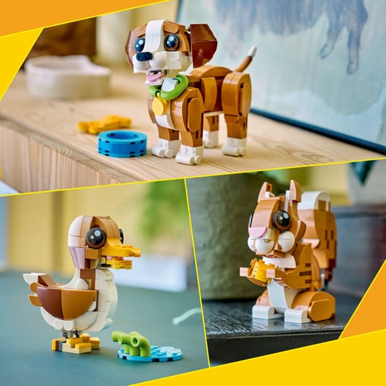 LEGO® Creator 3 σε 1 Χαριτωμένα Ζώα Παιχνιδιάρικο Κουτάβι (31382) image 2