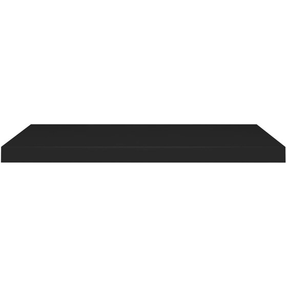 Ράφι Τοίχου VidaXL από MDF 80x23.5x3.8 cm - Μαύρο image 2