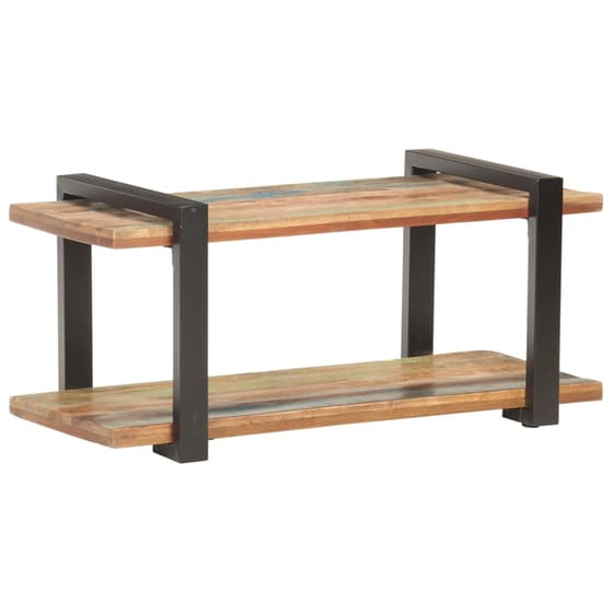 Έπιπλο Τηλεόρασης VidaXL Ξύλινο/Μεταλλικό 90x40x40cm - Kαφέ/Μαύρο image 5