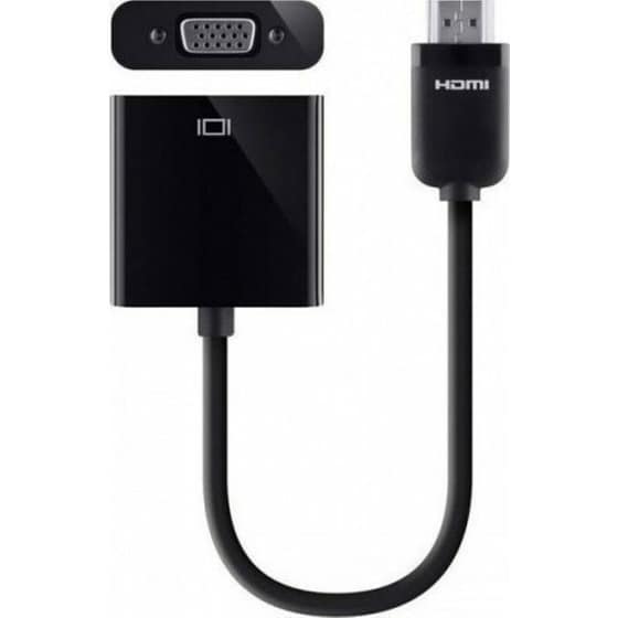 Μετατροπέας Powertech CAB-H071 HDMI Male σε VGA Female - Black image 0