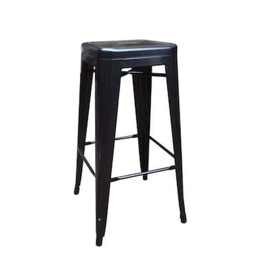 Σκαμπό Μπαρ Woodwell  67 cm - Μαύρο image 0