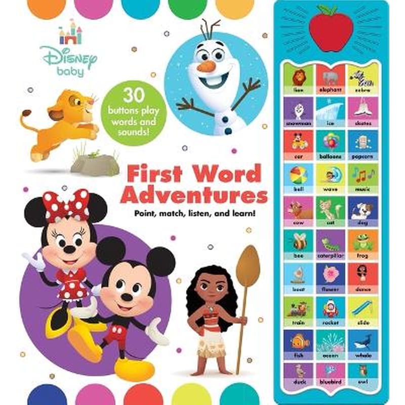 Apple Disney Baby First Word Adventures Sound Book