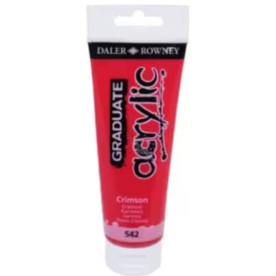 Χρώμα Ακρυλικό Daler Rowney Crimson 120Ml image 0
