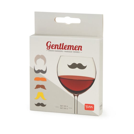 Drink Markers Σετ 6 Τμχ Legami Gentlemen - Πολύχρωμο image 2