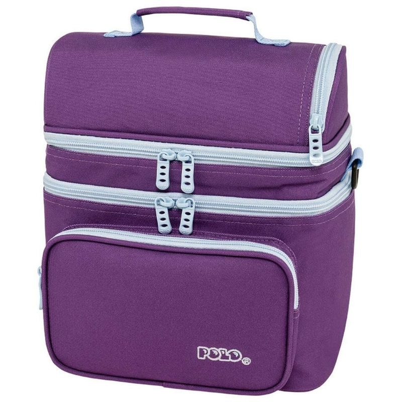 POLO Τσαντάκι Φαγητού Ισοθερμικό Polo Double Cooler Μωβ 9L
