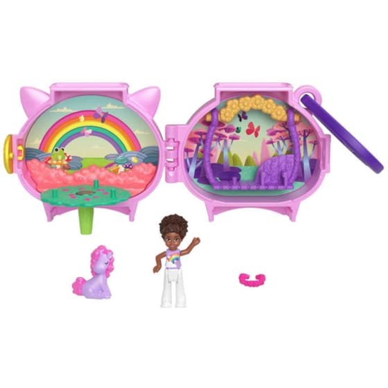 Mattel Κούκλα Polly Mini Σετάκια με Ζωάκια (4 σχέδια) - Τυχαία Επιλογή image 6