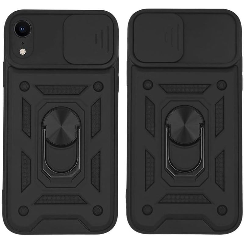 Θήκη Apple iPhone XR - Sonique Ring Armor Campro - Μαύρο