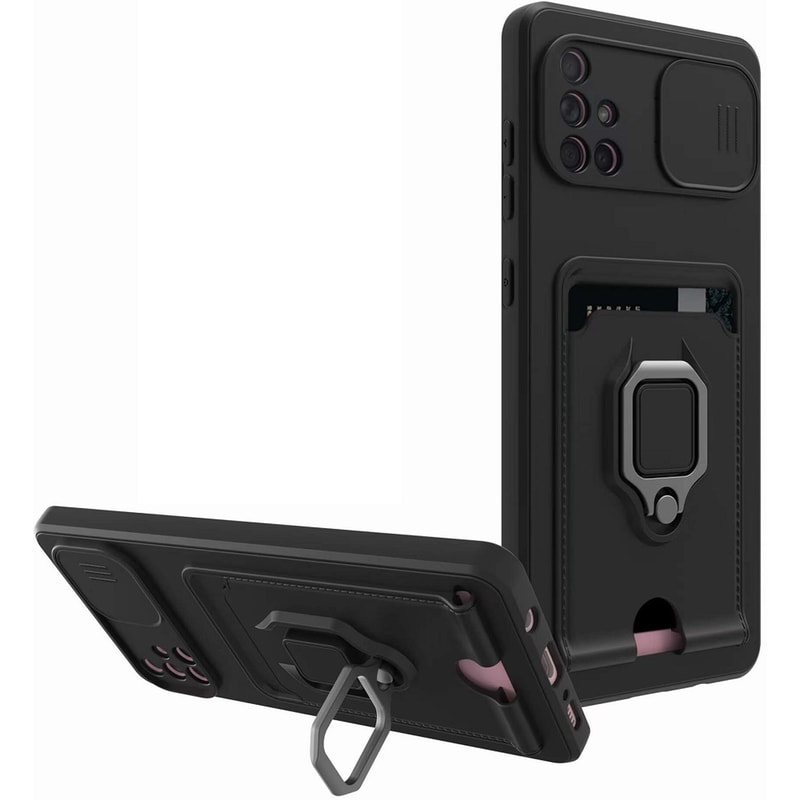 Θήκη Samsung Galaxy A71 - Bodycell Multifunction - Μαύρο