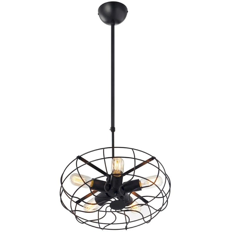 Φωτιστικό Οροφής Πολύφωτο Aca V352715p Μεταλλικό - Μαύρο ACA DECOR