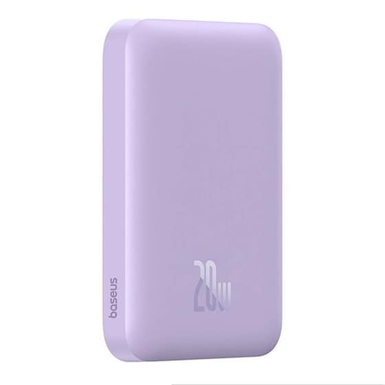 Powerbank Baseus Magnetic Mini MagSafe 6.000mAh 20W - Purple image 4