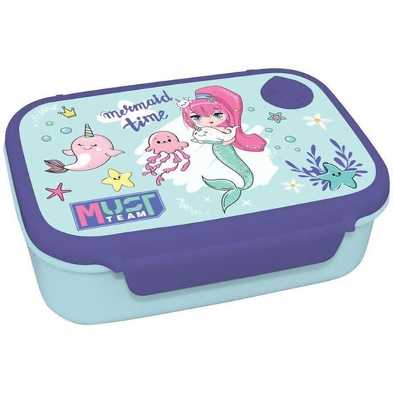 Σετ Φαγητού Must Team Mermaid Time Φαγητοδοχείο 800ml-Παγούρι 500ml image 2