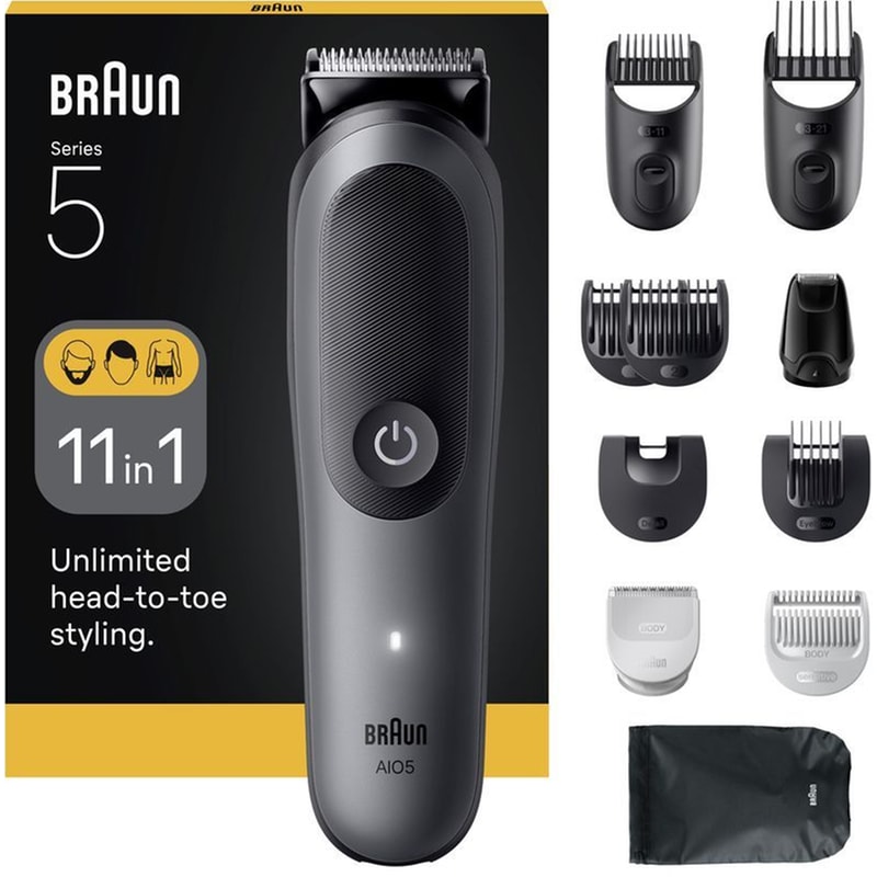 Σετ Περιποίησης 11 in 1 Braun Multigroom Series 5 AIO5560