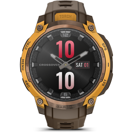 Smartwatch Garmin Instinct Crossover AMOLED 47mm - Bronze & Sunburst with Cocoa