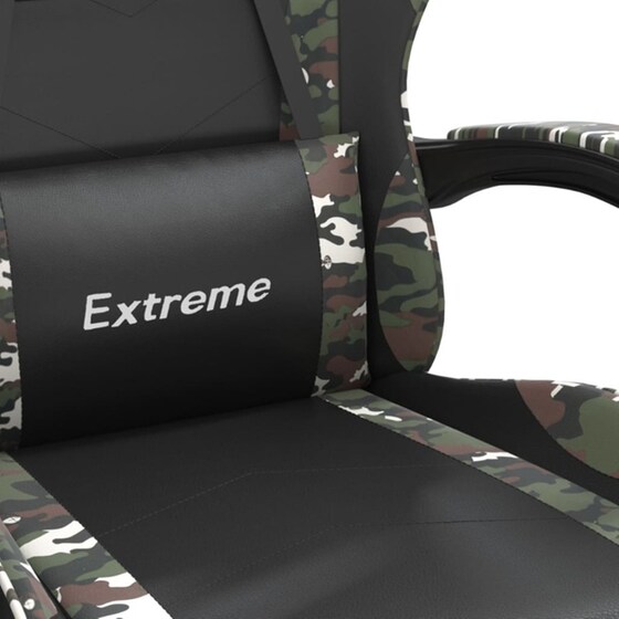 Καρέκλα Gaming VIDAXL 3143889 με Υποπόδιο από Τεχνητό Δέρμα image 9